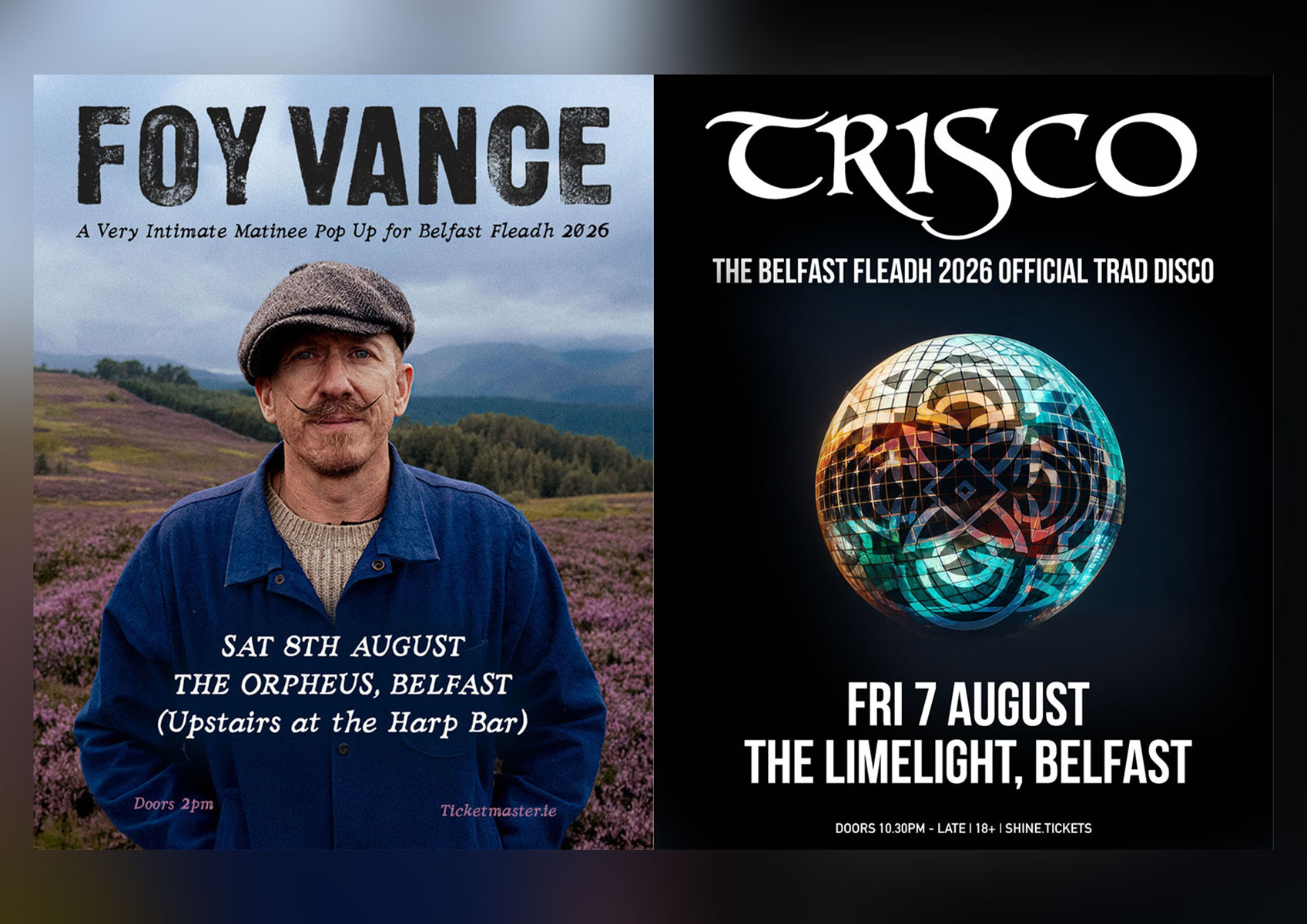 Foy Vance 2026 & 2027 concert poster
